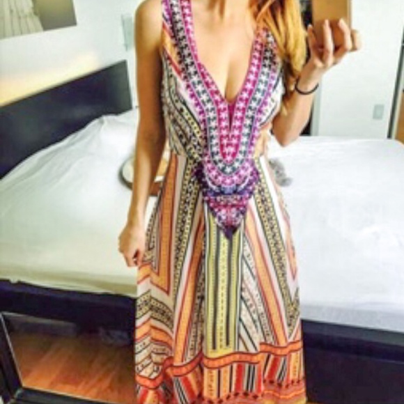 Dresses & Skirts - Floral Print Long Dress ONE DAY SALE